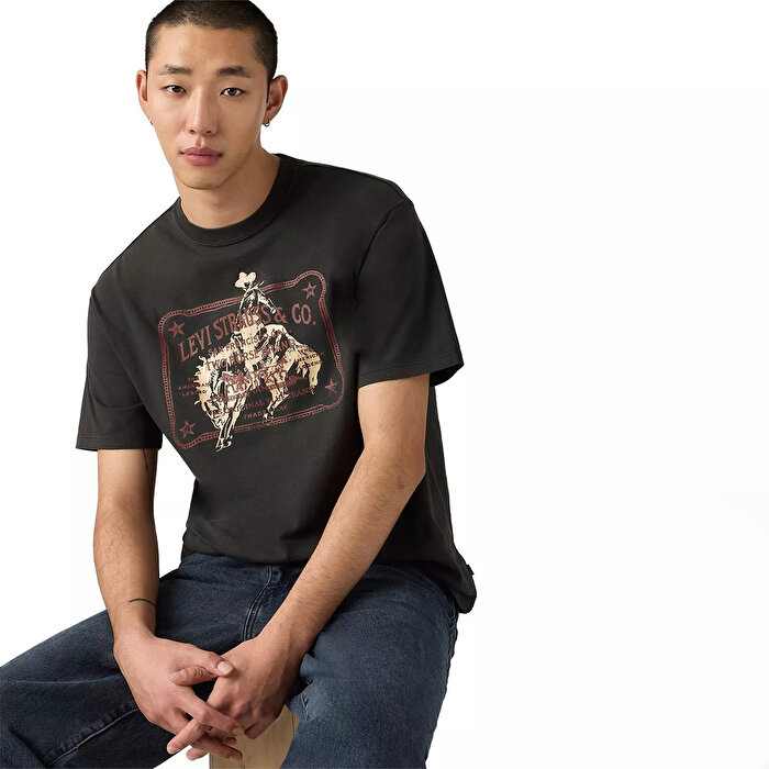 Levi's Vintage Fit Graphic Erkek Siyah Tişört