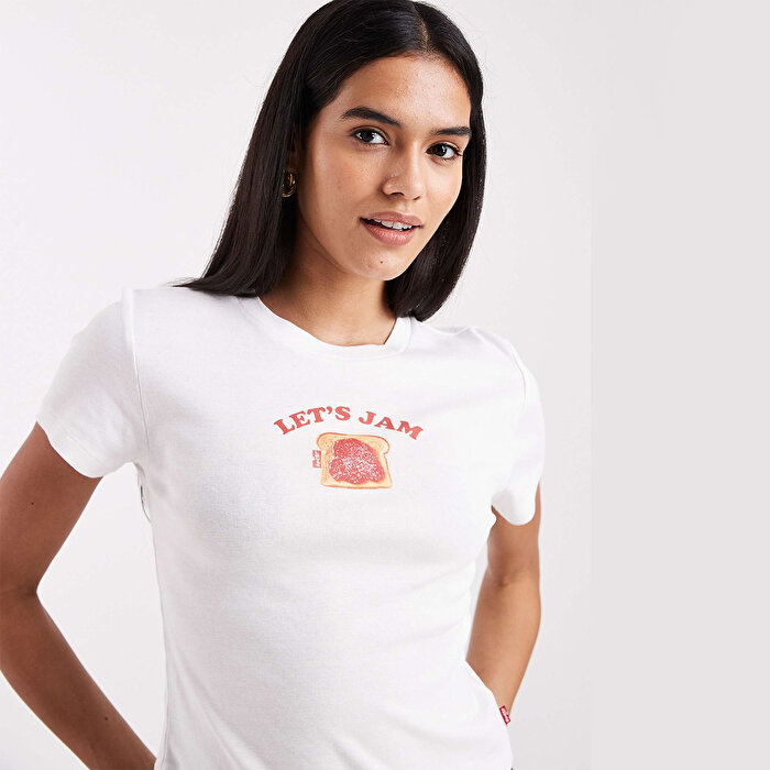 Levi's Graphic Essential Sporty Kadın Beyaz Tişört