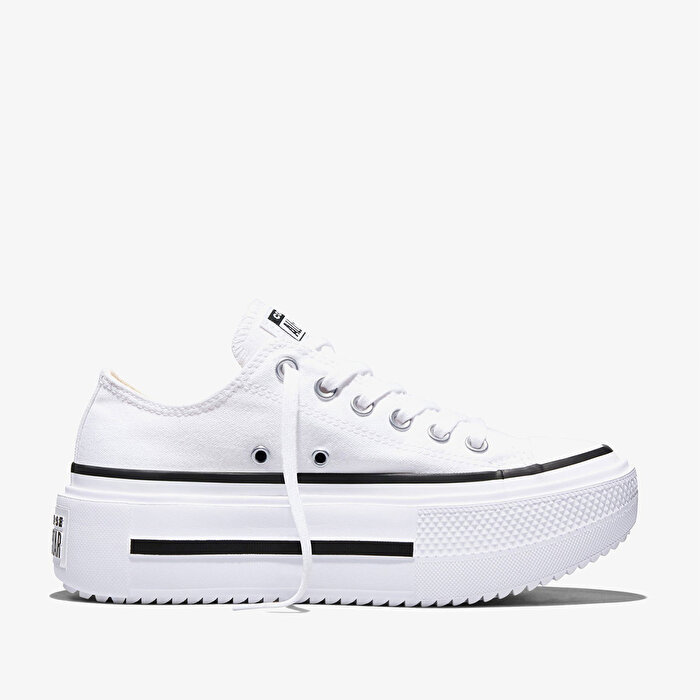 Converse Chuck Taylor All Star Lift Double Stack Pl Kadın Beyaz Sneaker