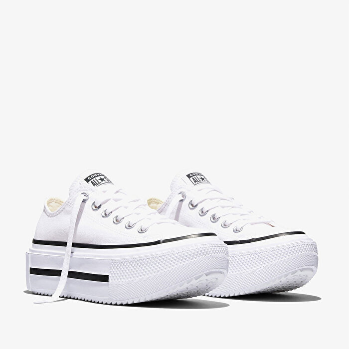 Converse Chuck Taylor All Star Lift Double Stack Pl Kadın Beyaz Sneaker