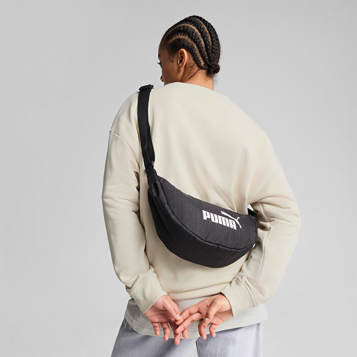 Puma Base Half Moon Kadın Siyah Omuz Çantası