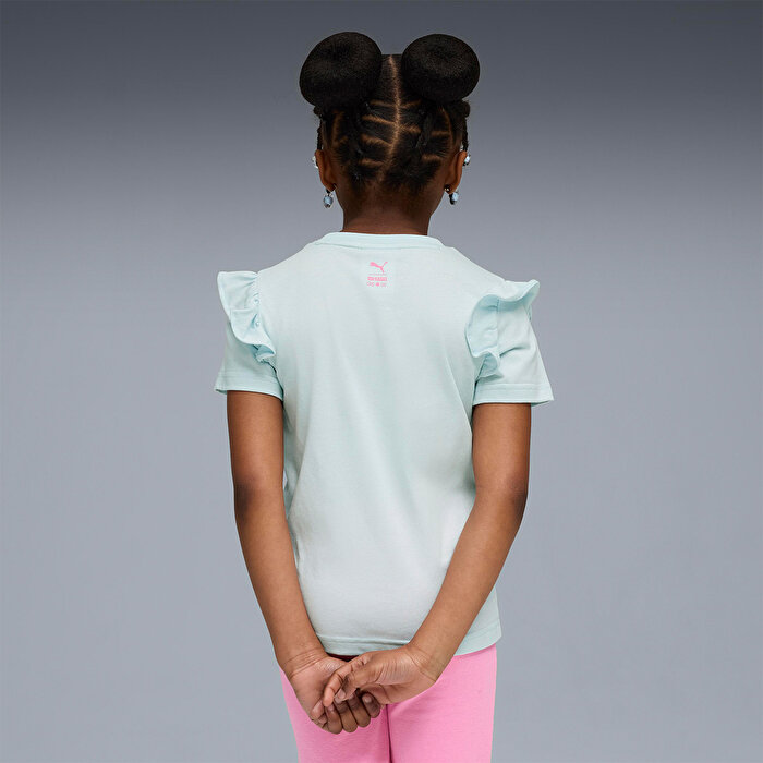 Puma Puma X Hk&Fr Ruffle Kız Çocuk Mavi Tişört