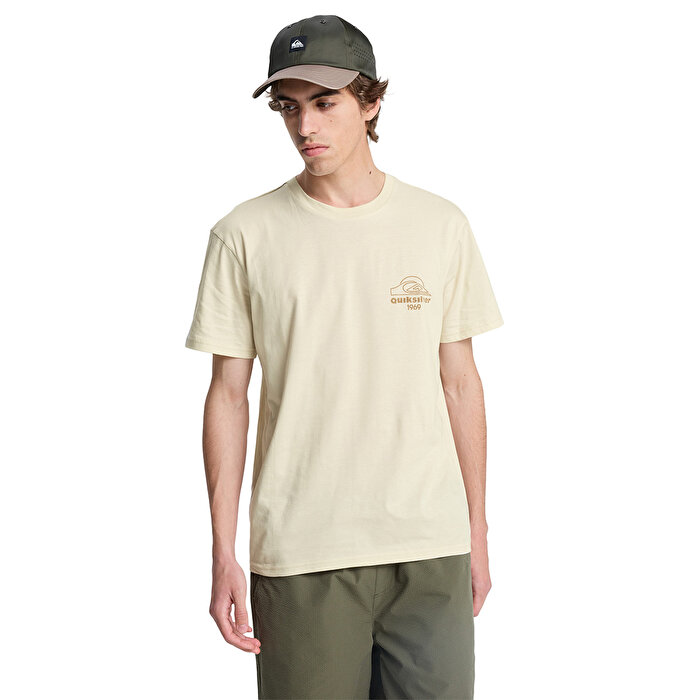 Quiksilver Bliss Point Erkek Bej Tişört