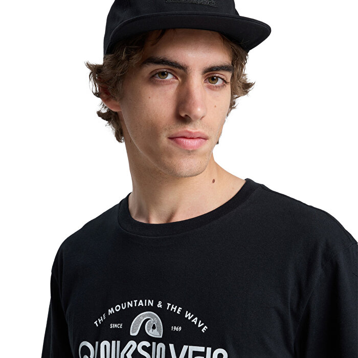 Quiksilver Ev Vista Erkek Siyah Tişört