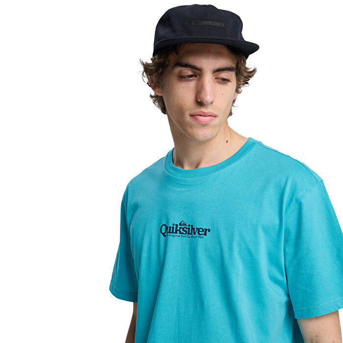 Quiksilver Fineline Erkek Mavi Tişört