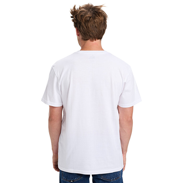 Quiksilver Fineline Erkek Beyaz Tişört