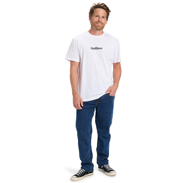Quiksilver Fineline Erkek Beyaz Tişört
