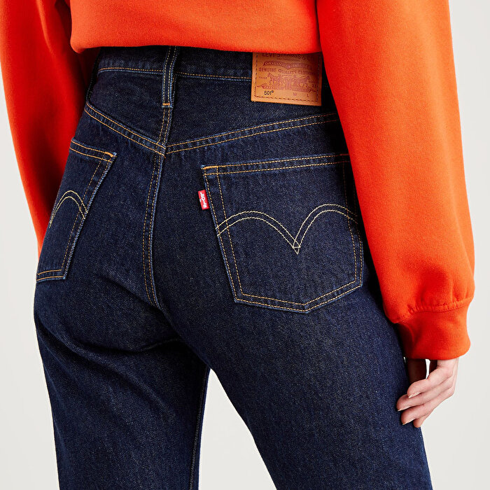 Levi's 501 Kadın Lacivert Jean