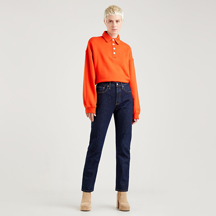 Levi's 501 Kadın Lacivert Jean