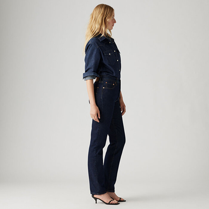 Levi's 501 Kadın Lacivert Jean
