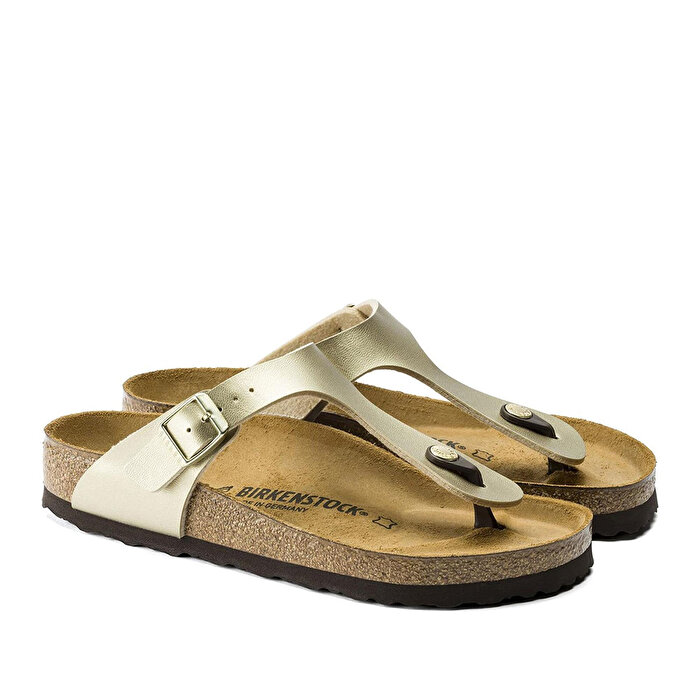Birkenstock Gizeh Bf Kadın Altın Terlik