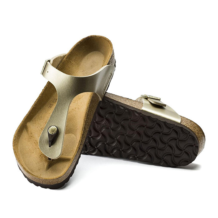 Birkenstock Gizeh Bf Kadın Altın Terlik