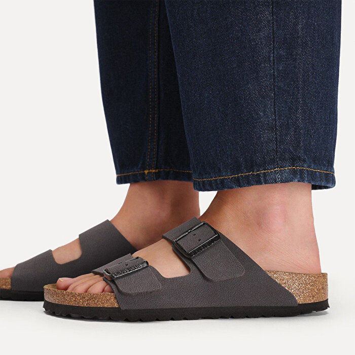 Birkenstock Arizona Nubuk Gri Terlik