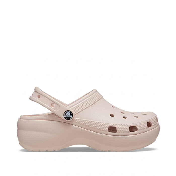Crocs Classic Platform Clog Kadın Bej Terlik