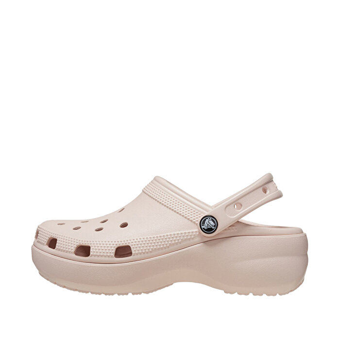 Crocs Classic Platform Clog Kadın Bej Terlik