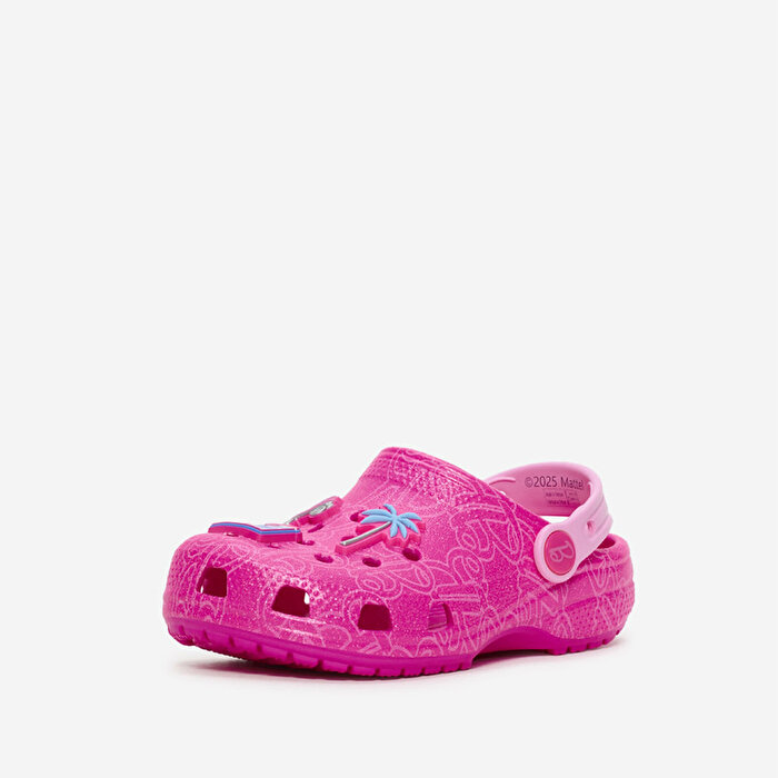 Crocs Mattel Pink Barbie Classic Clog Kız Çocuk Pembe Terlik