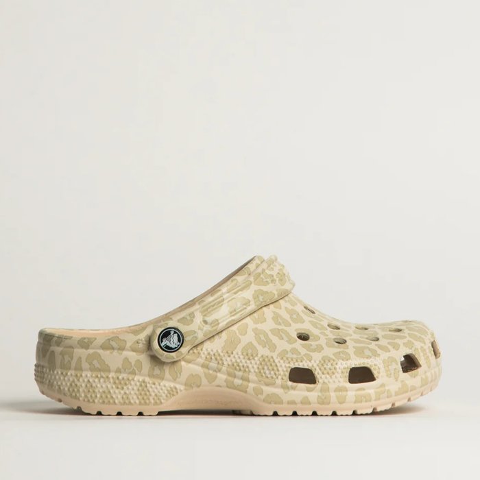Crocs Classic Animal Clog Kadın Bej Terlik