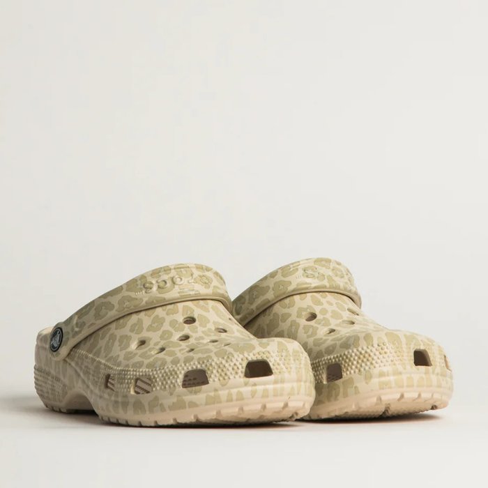Crocs Classic Animal Clog Kadın Bej Terlik