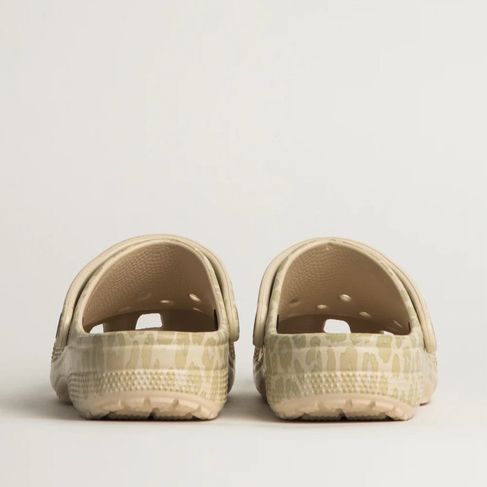 Crocs Classic Animal Clog Kadın Bej Terlik