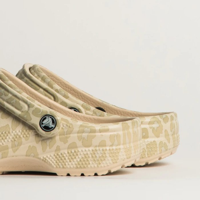 Crocs Classic Animal Clog Kadın Bej Terlik