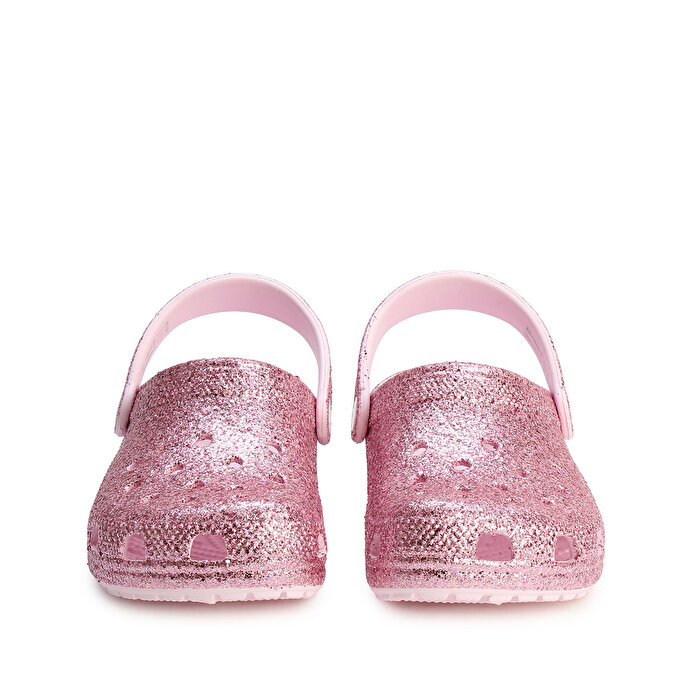 Crocs Classic Chunky Glitter Clog Kız Çocuk Pembe Terlik