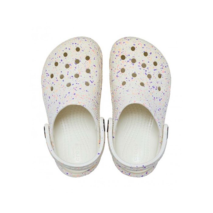 Crocs Classic Glow Paint Splatter Clog Bebek Bej Terlik