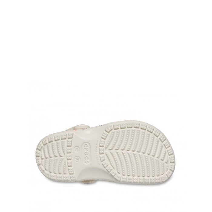 Crocs Classic Glow Paint Splatter Clog Bebek Bej Terlik