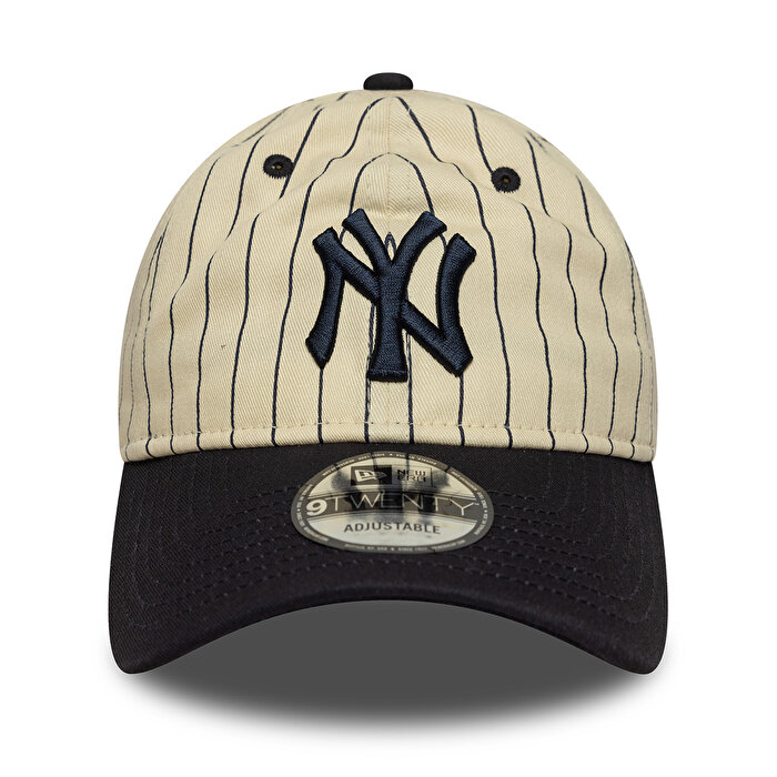 New Era Pinstripe 9 Twenty Neyyan Bej Şapka