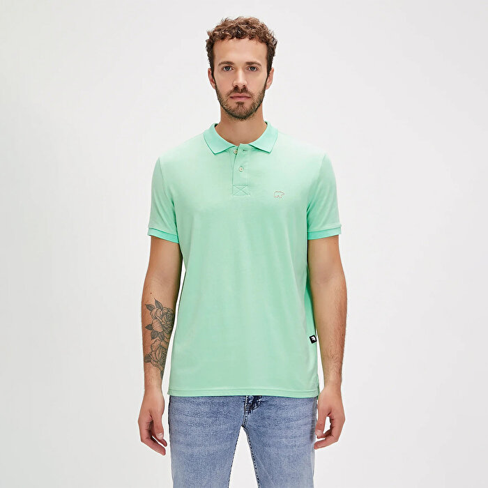 Bad Bear Pure Erkek Yeşil Polo Yaka Tişört