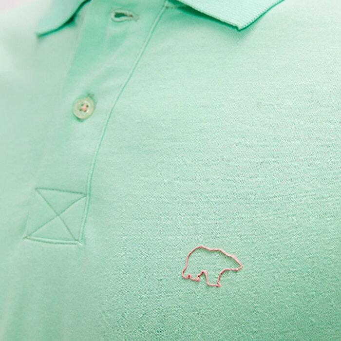 Bad Bear Pure Erkek Yeşil Polo Yaka Tişört