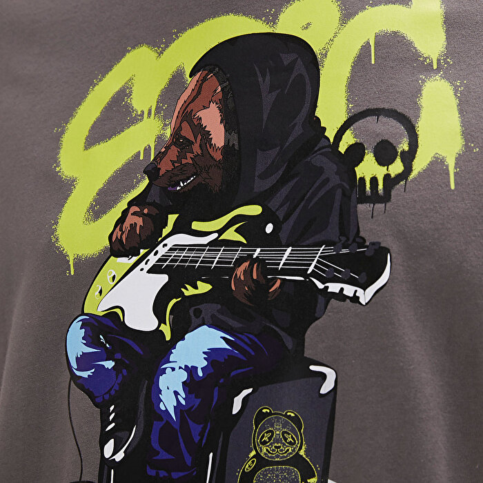 Bad Bear Epic Bear Erkek Siyah Tişört