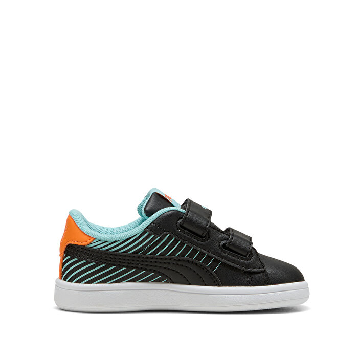 Puma Smash 3.0 Poised 2 Race Bebek Siyah Sneaker