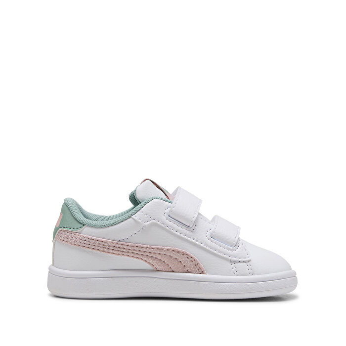Puma Smash 3.0 Girly V Bebek Beyaz Sneaker
