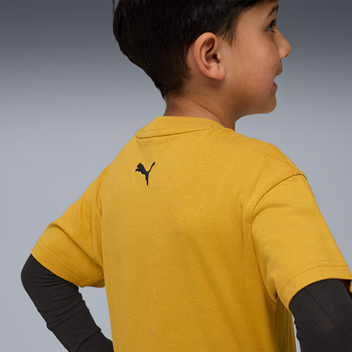 Puma Moody Cat Graphic II Çocuk Sarı Tişört