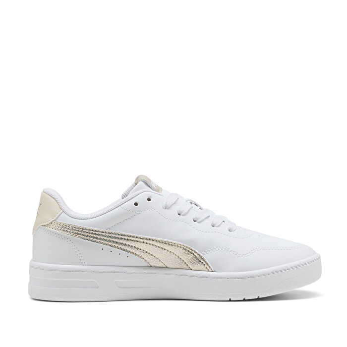 Puma Court Lally Metallic Whisper Kadın Beyaz Sneaker