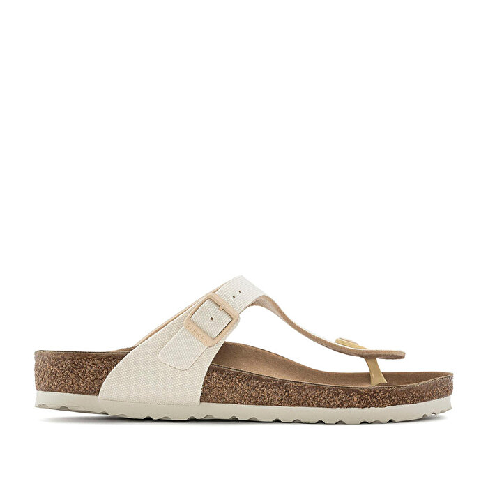 Birkenstock Gizeh Tex Canvas Vegan Kadın Pembe Terlik