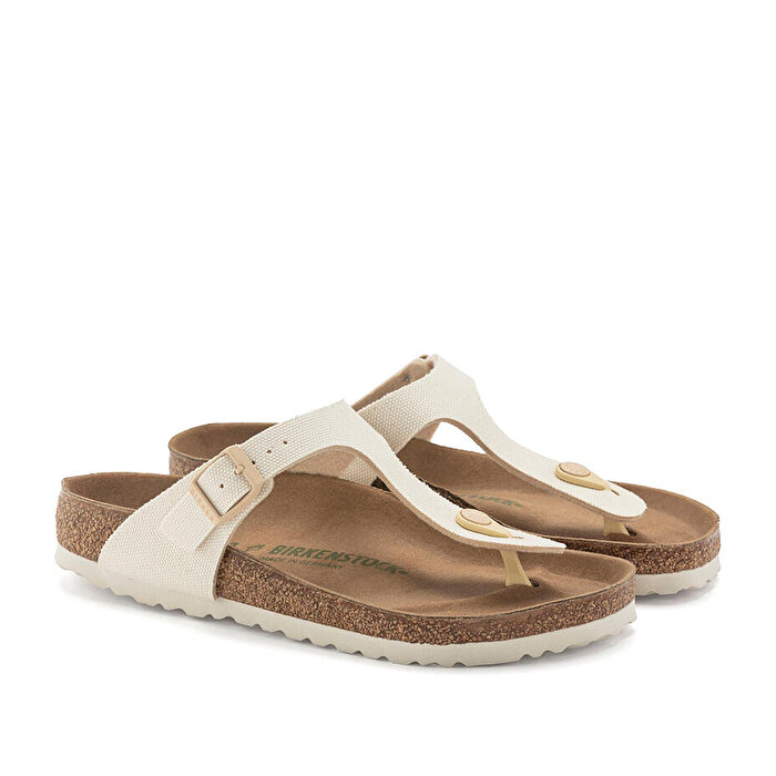 Birkenstock Gizeh Tex Canvas Vegan Kadın Pembe Terlik