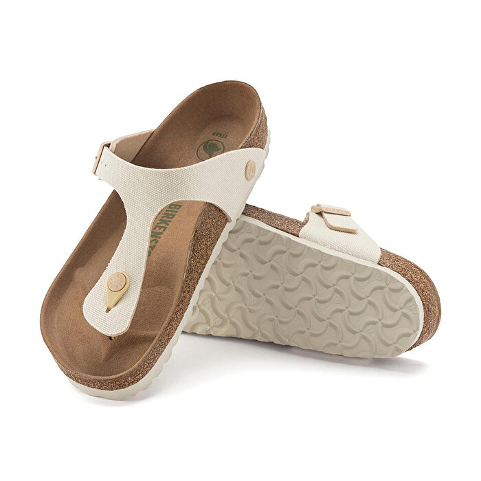 Birkenstock Gizeh Tex Canvas Vegan Kadın Pembe Terlik