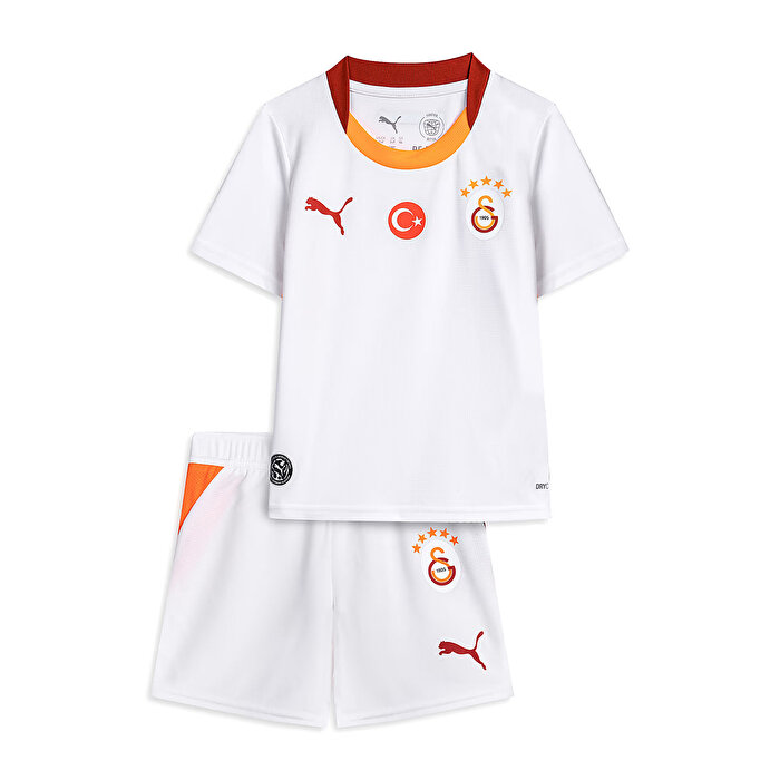 Puma Galatasaray 26/27 Çocuk Alternatif Beyaz Forma Seti