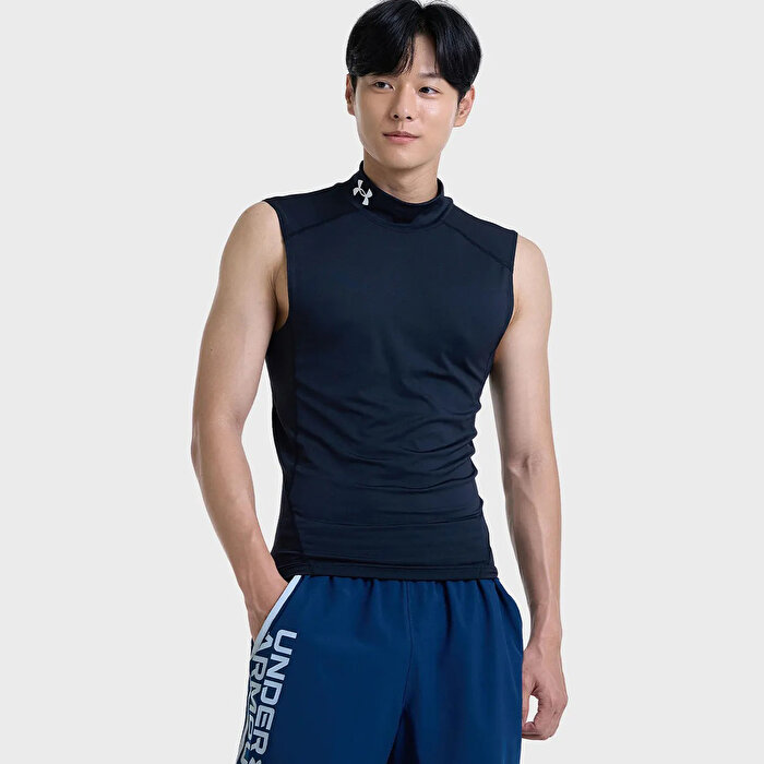 Under Armour Heat Gear Armour Compression Mock S Erkek Siyah Atlet