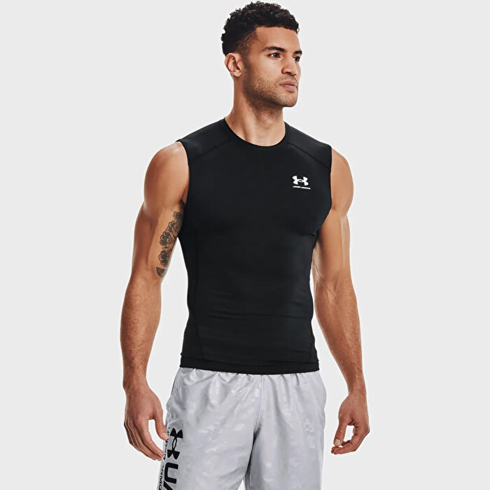 Under Armour Heat Gear Armour Compression Sl Erkek Siyah Atlet