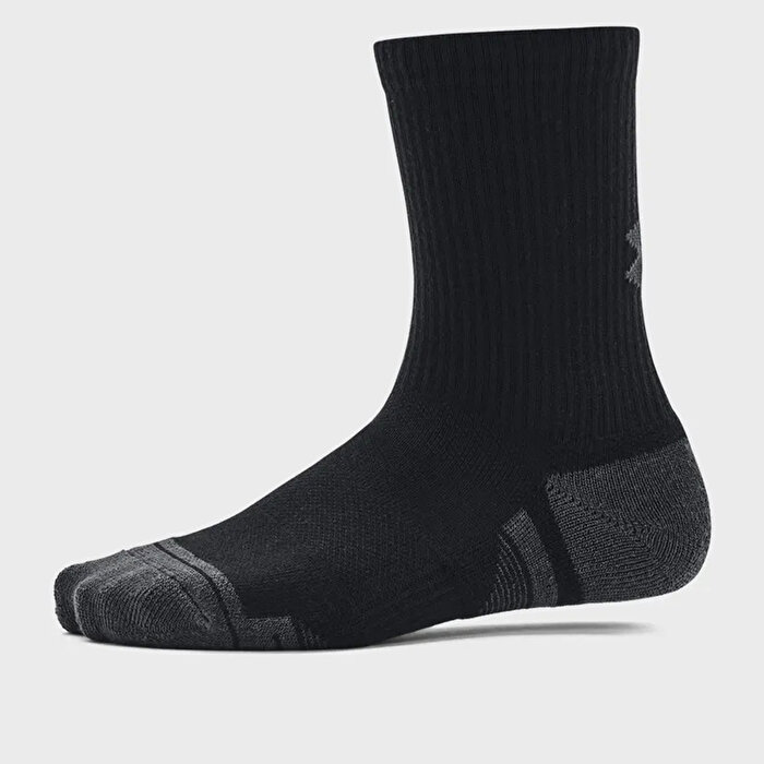 Under Armour Perform Tech Crew 3' lü Erkek Çocuk Siyah Çorap
