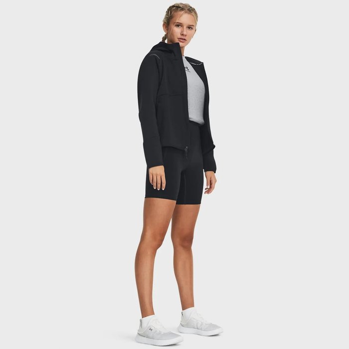 Under Armour Zip Hoodie Unstoppable Fleece Kadın Siyah Kapüşonlu Ceket