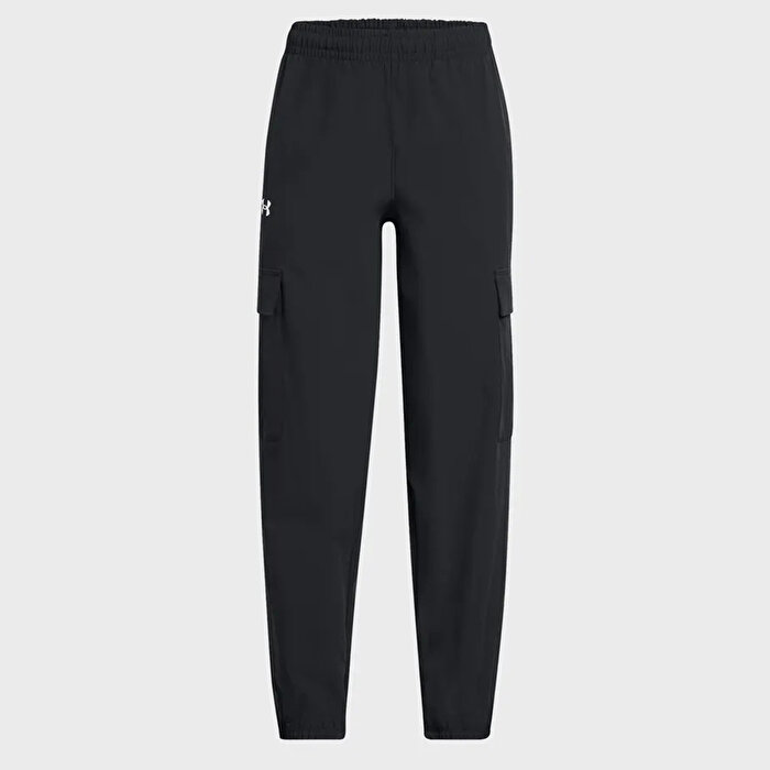 Under Armour Rival Woven Cargo Kız Çocuk Siyah Eşofman Altı
