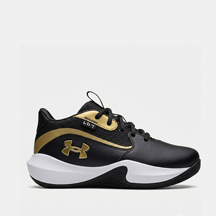 Under Armour Lockdown 7 Erkek Çocuk Siyah Basketbol Ayakkabısı