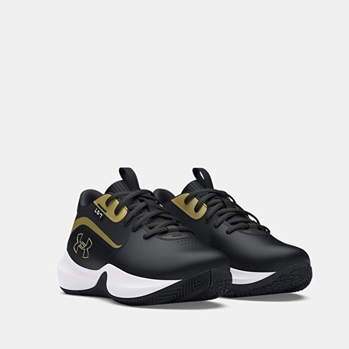 Under Armour Lockdown 7 Erkek Çocuk Siyah Basketbol Ayakkabısı