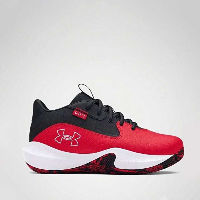 Under Armour Lockdown 7 Erkek Çocuk Kırmızı Basketbol Ayakkabısı