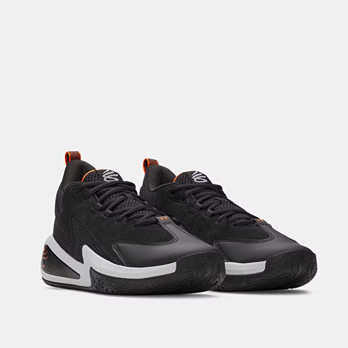 Under Armour Curry 3Z 25 Suede Erkek Siyah Basketbol Ayakkabısı