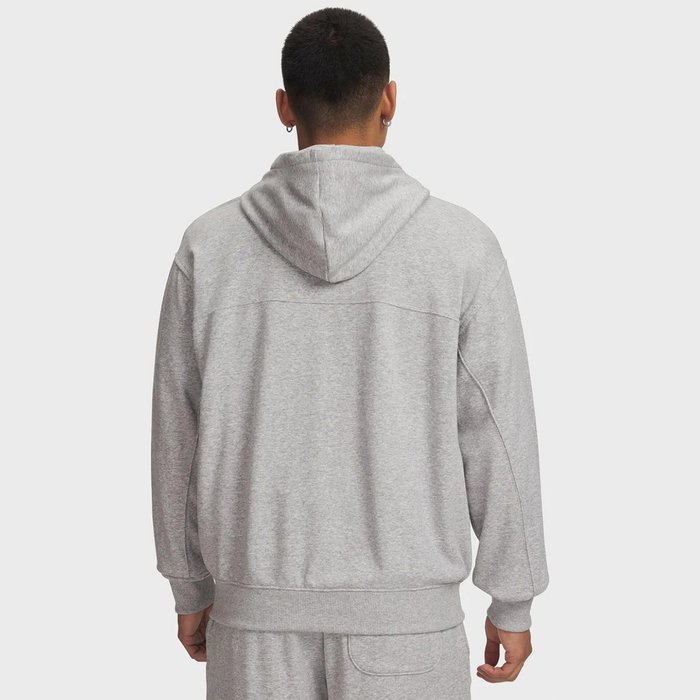 Under Armour Full Zip Hoodie Rival Lightweight Erkek Gri Kapüşonlu Ceket