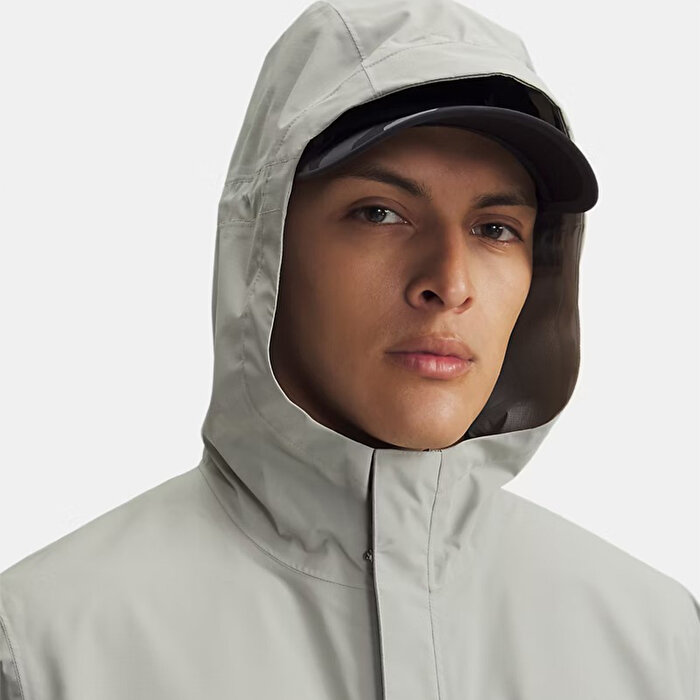 Under Armour Cloudstrike Erkek Gri Yağmurluk